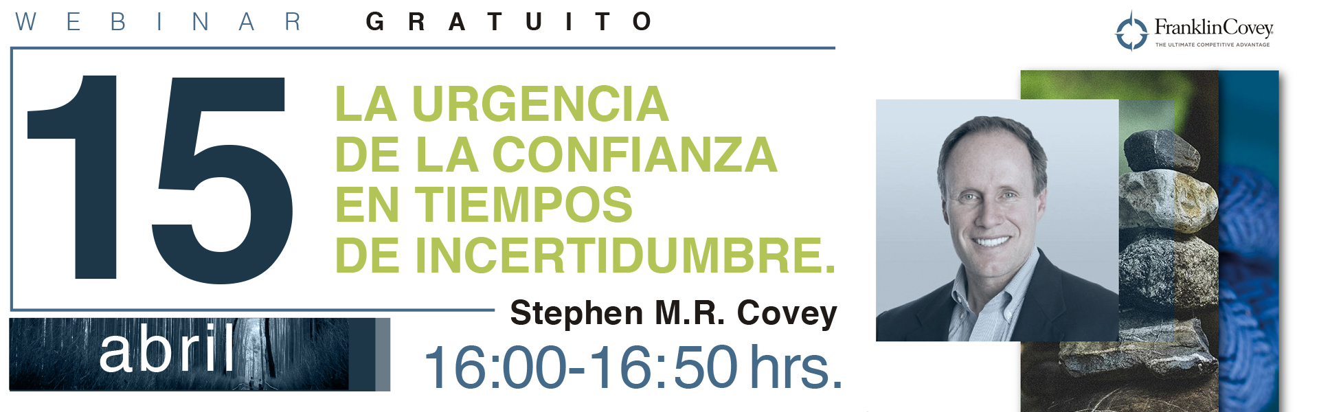 Webinar Gratuito, en Directo con Stephen M.R. Covey