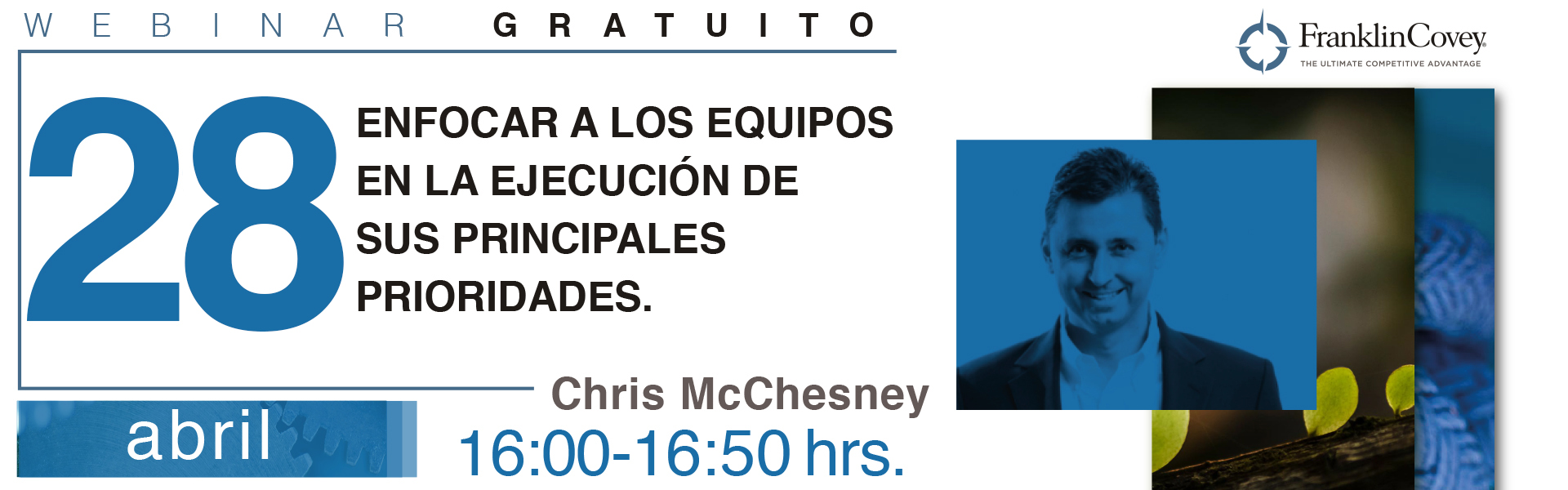 Webinar Gratuito, en Directo con Chris McChesney